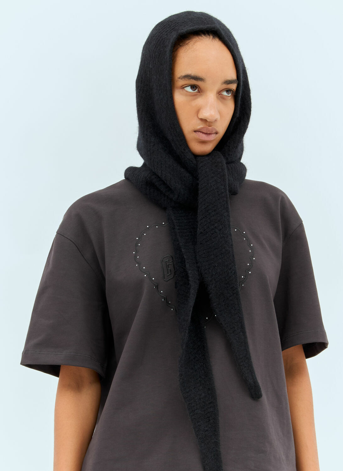 GANNI Soft Wool Balaclava