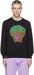 Versace Black Psychedelic Music Sweatshirt