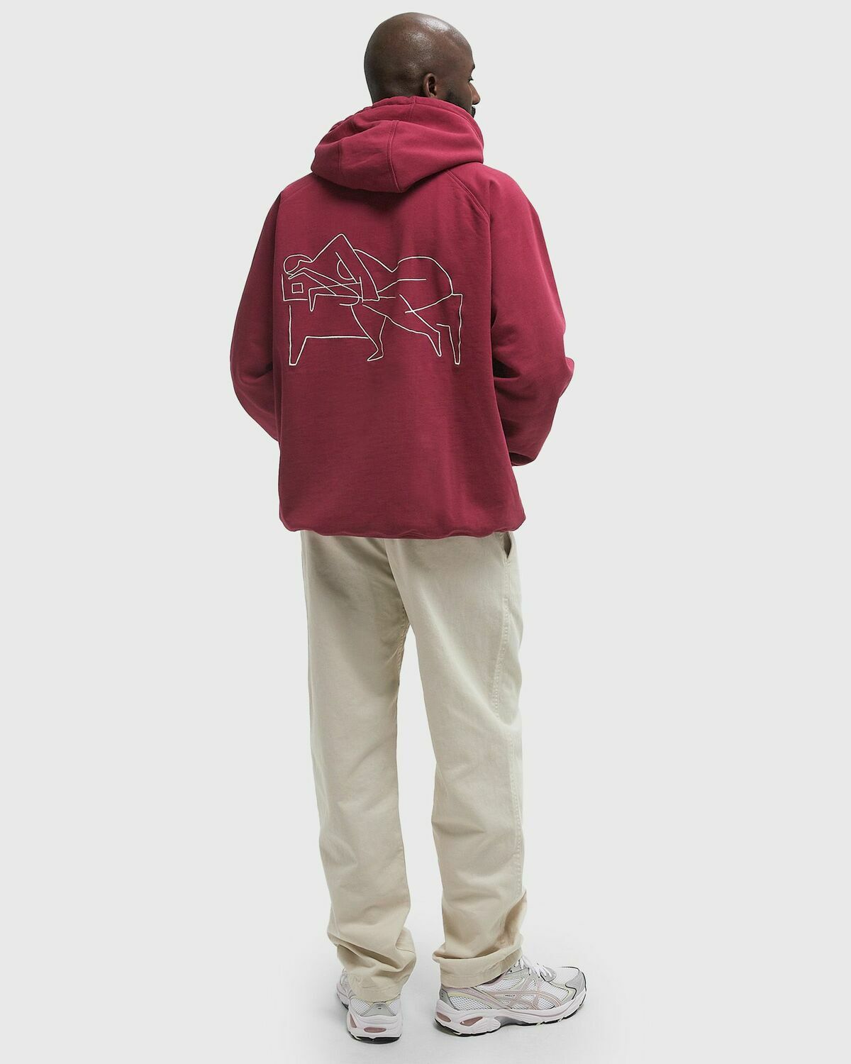 By Parra Sleep now hooded sweatshirt Red Mens Hoody