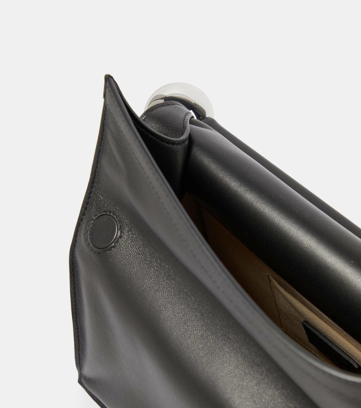 【Jacquemus】ラ ポシェット ロン カレ レザー クラッチ Jacquemus La Pochette Rond Carré leather clutch Jacquemus