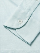 TOM FORD - Silk Polo Shirt - Blue