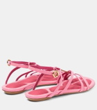 Jacquemus Les Sandales Pralu Plates leather sandals