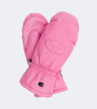 Goldbergh Hilja logo leather mittens