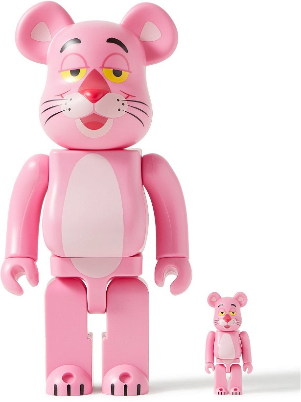 Photo: BE@RBRICK - Pink Panther 100% 400% Printed PVC Figurine Set