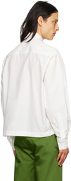 AMI Alexandre Mattiussi White Cord Shirt