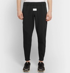 Nike - Fear of God NRG Ti Run Tapered Stretch-Jersey and Waffle-Knit Sweatpants - Men - Black