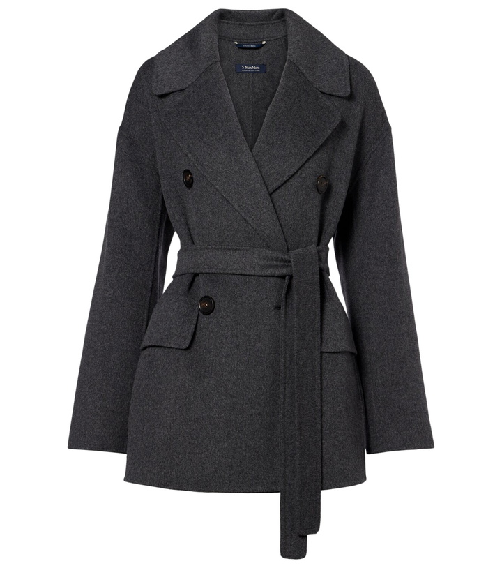 Photo: 'S Max Mara Ornella belted virgin wool coat