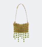 Rabanne 1969 Nano embellished top-handle bag