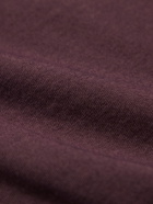 Gabriela Hearst - Bandeira Cotton-Jersey T-Shirt - Burgundy