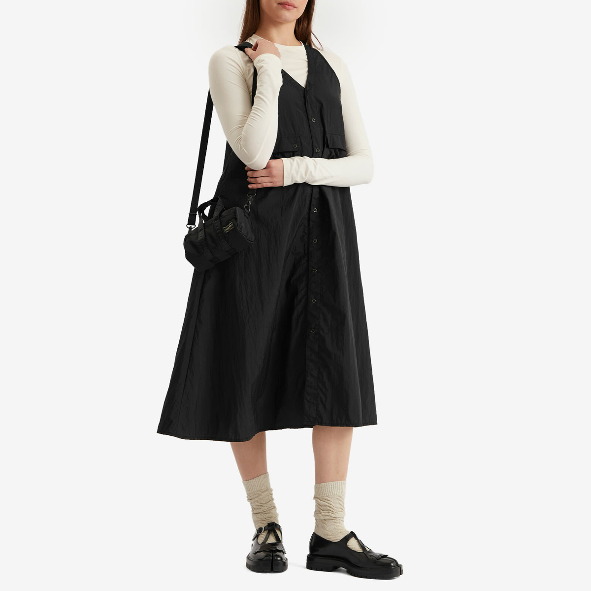 Beams Boy Women's Boy Midi Dress in Black 