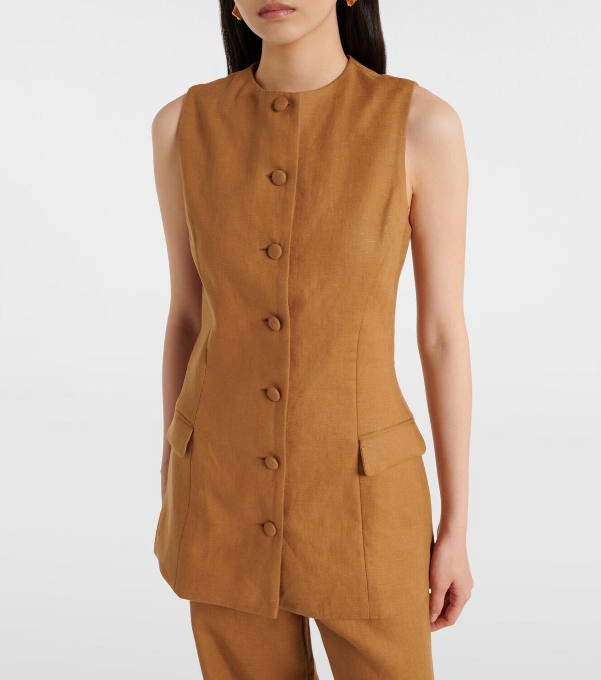 Faithfull Jane linen vest