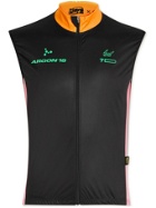 7 DAYS ACTIVE - Argon 18 Colour-Block Mesh-Panelled Cycling Jersey - Black