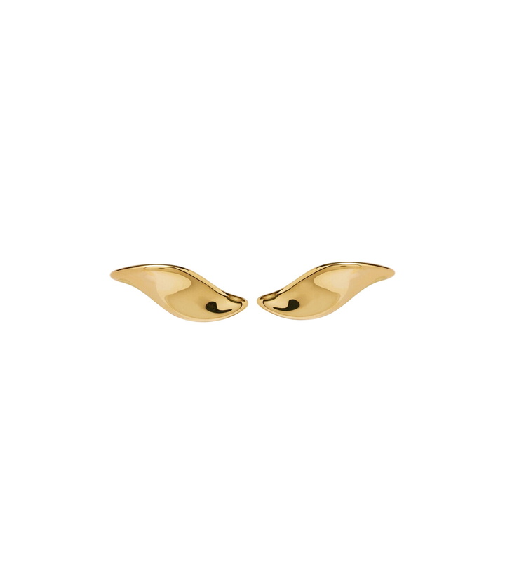 Photo: Khaite Leaf clip-on earrings