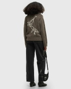 ØLÅF GRASSHOPPER KNIT CARDIGAN Brown Womens Zippers & Cardigan