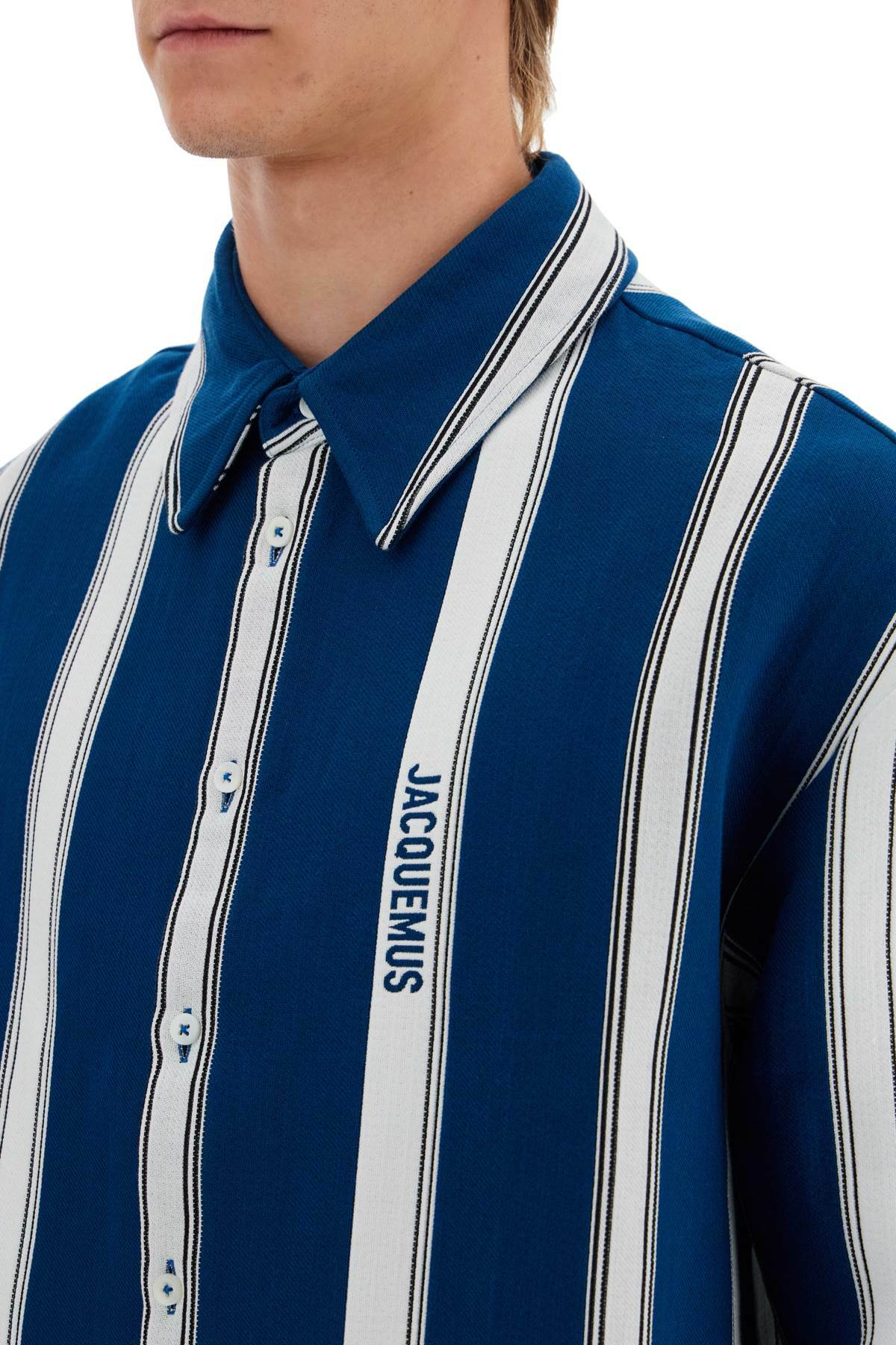 JACQUEMUS the paper shirt Blue