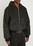 Our Legacy Bank Quilted Corduroy Jacket Dark Brown