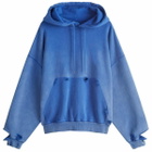 Cole Buxton Men's Pocket Fade Hoodie in Cobalt Blue