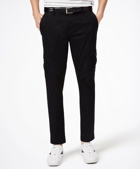 Brooks Brothers Men's Washed Cotton Stretch Cargo Pants | Black