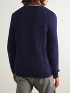 Polo Ralph Lauren - Cable-Knit Wool and Cashmere-Blend Sweater - Blue