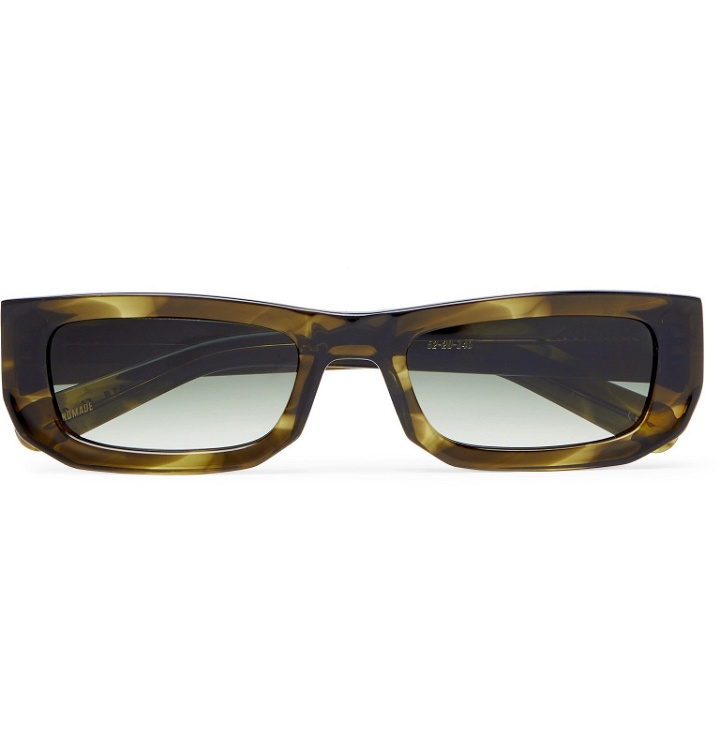 Photo: FLATLIST - Bricktop Rectangle-Frame Acetate Sunglasses - Green