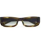 FLATLIST - Bricktop Rectangle-Frame Acetate Sunglasses - Green