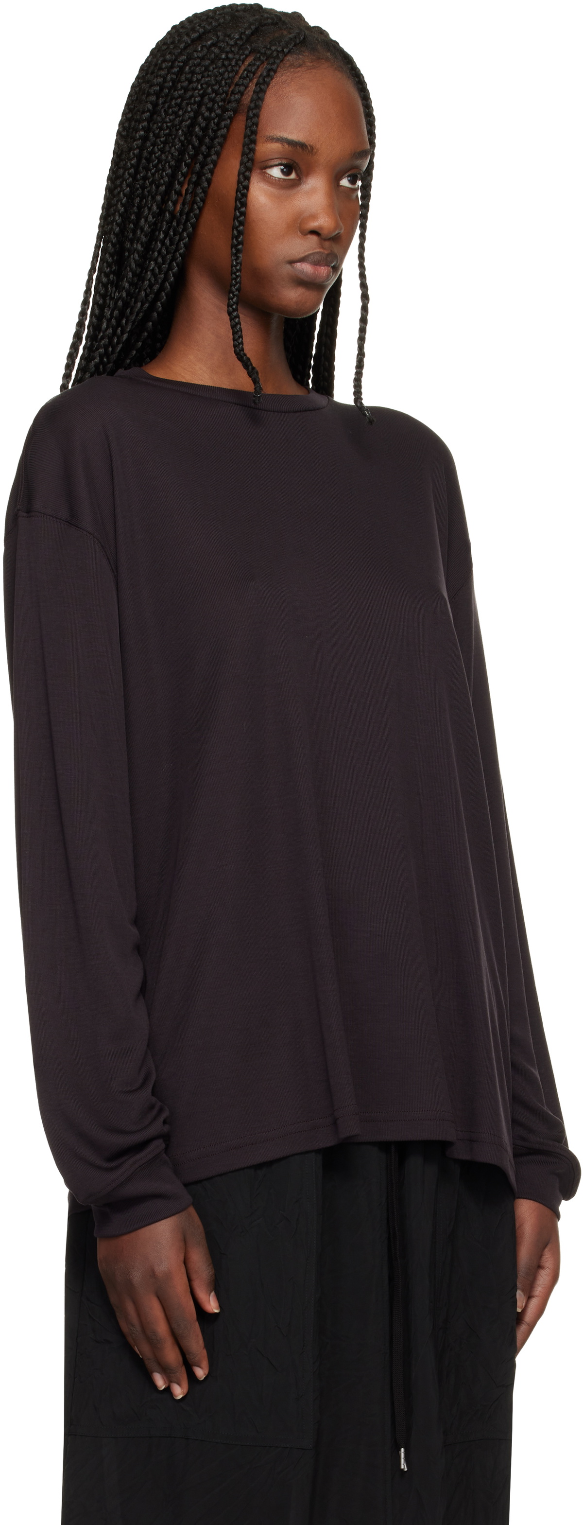 Studio Nicholson Brown Simmons Jersey T-shirt