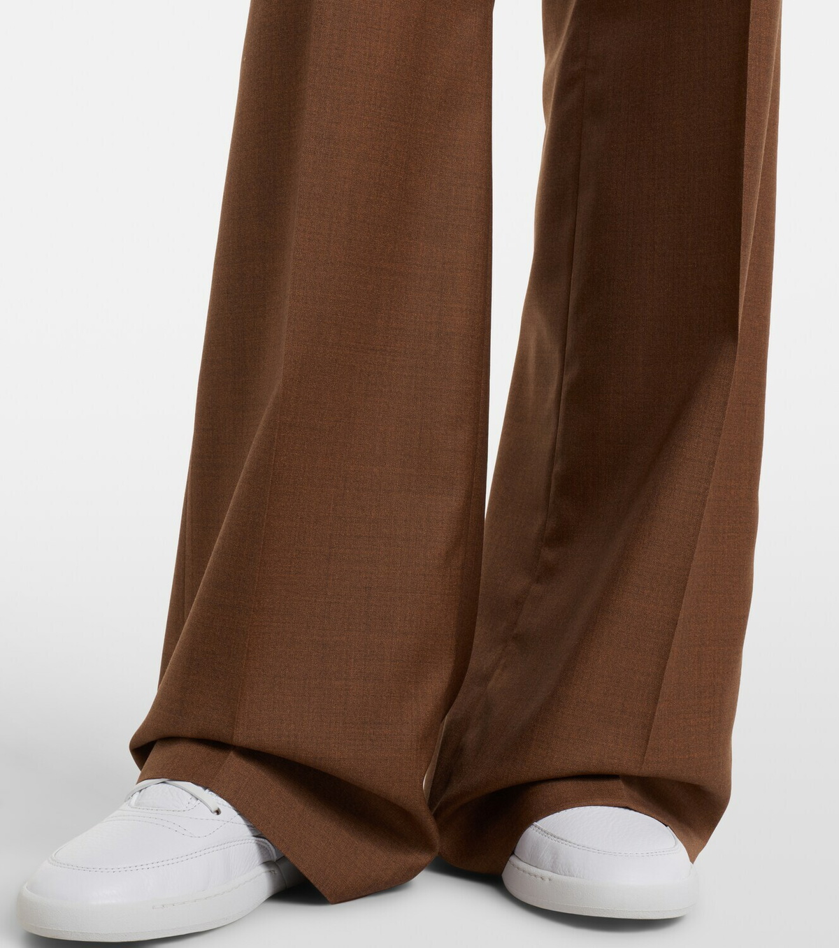 Gabriela Hearst Vesta wool and silk flared pants