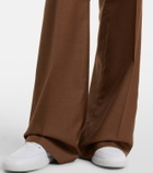 Gabriela Hearst Vesta wool and silk flared pants