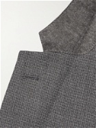 HUGO BOSS - Herrel/ Grace Slim-Fit Puppytooth Woven Suit - Gray