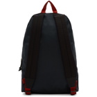 Balenciaga Navy and Red Wheel Backpack