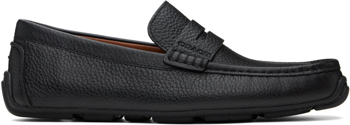 Photo: Coach 1941 Black Luca Driver Loafers