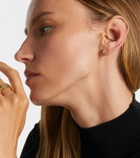Suzanne Kalan 18kt gold earrings with diamonds