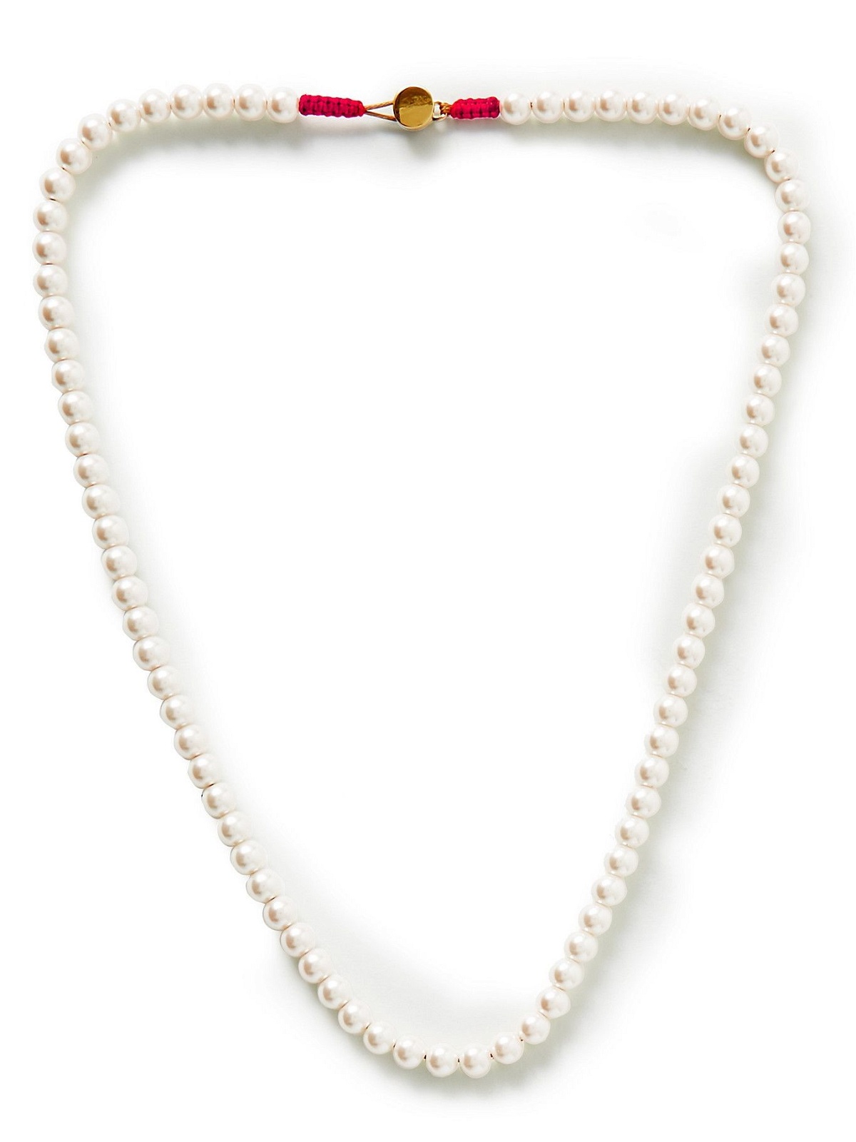Photo: Roxanne Assoulin - Faux Pearl and Gold-Tone Necklace