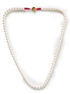 Roxanne Assoulin - Faux Pearl and Gold-Tone Necklace