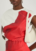 Issey Miyake Printed Cotton-blend Poplin Midi Dress Red