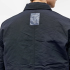 Norse Projects Men's Pelle Waxed Nylon Insulated Jacket in Dark Navy
