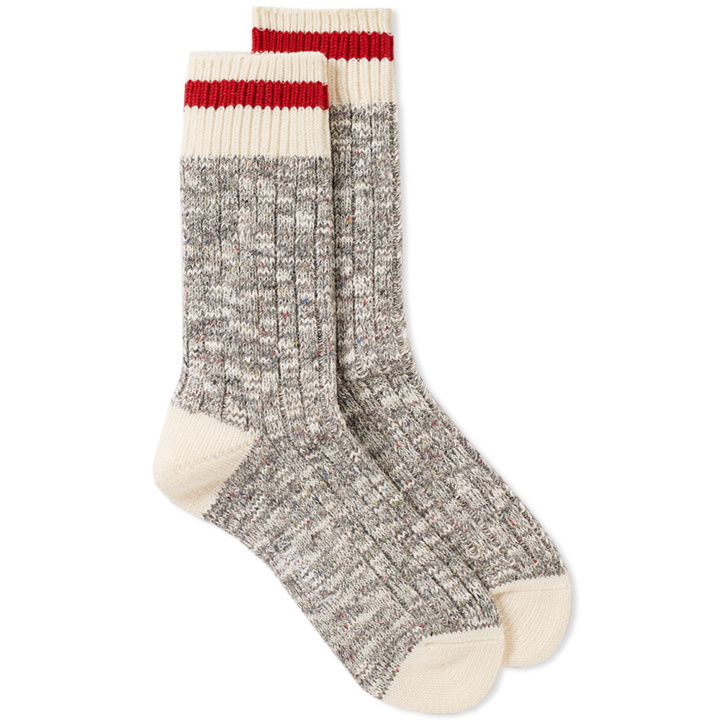 Photo: Maple Heritage Speckle Ribbed Sock