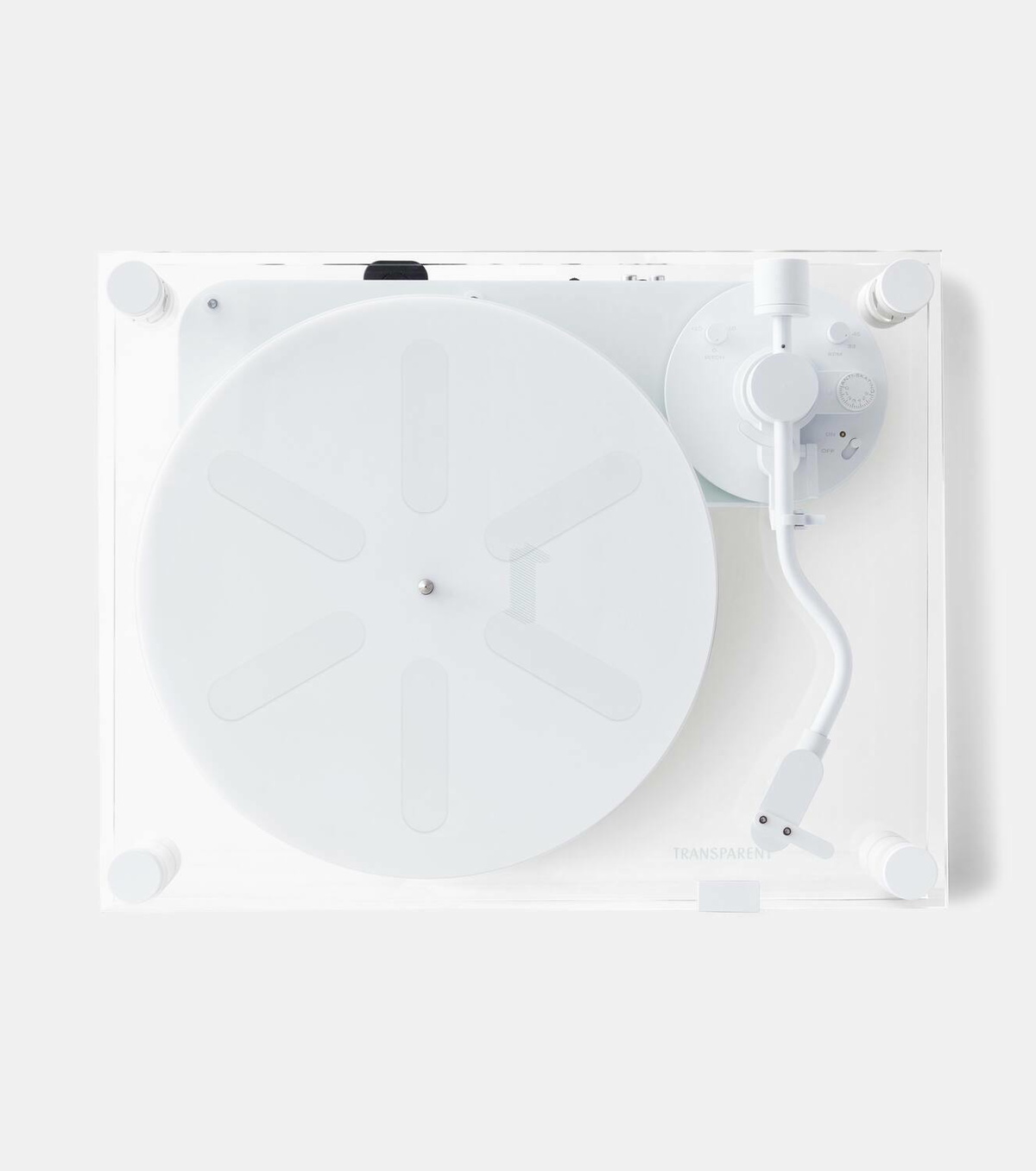 Transparent Transparent turntable