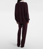 Extreme Cashmere Rush cashmere-blend straight pants