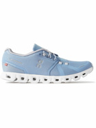 ON - Cloud 5 Rubber-Trimmed Mesh Sneakers - Blue