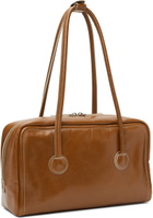 Marge Sherwood Brown Soft Boston Crinkle Bag