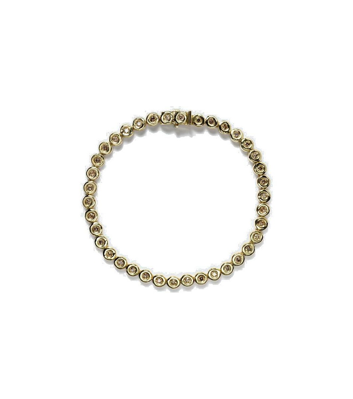 Photo: Octavia Elizabeth Blossom 18kt gold tennis bracelet with diamonds