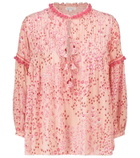 Poupette St Barth Clara floral blouse