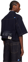 ADER error Navy Flap Pocket Shirt