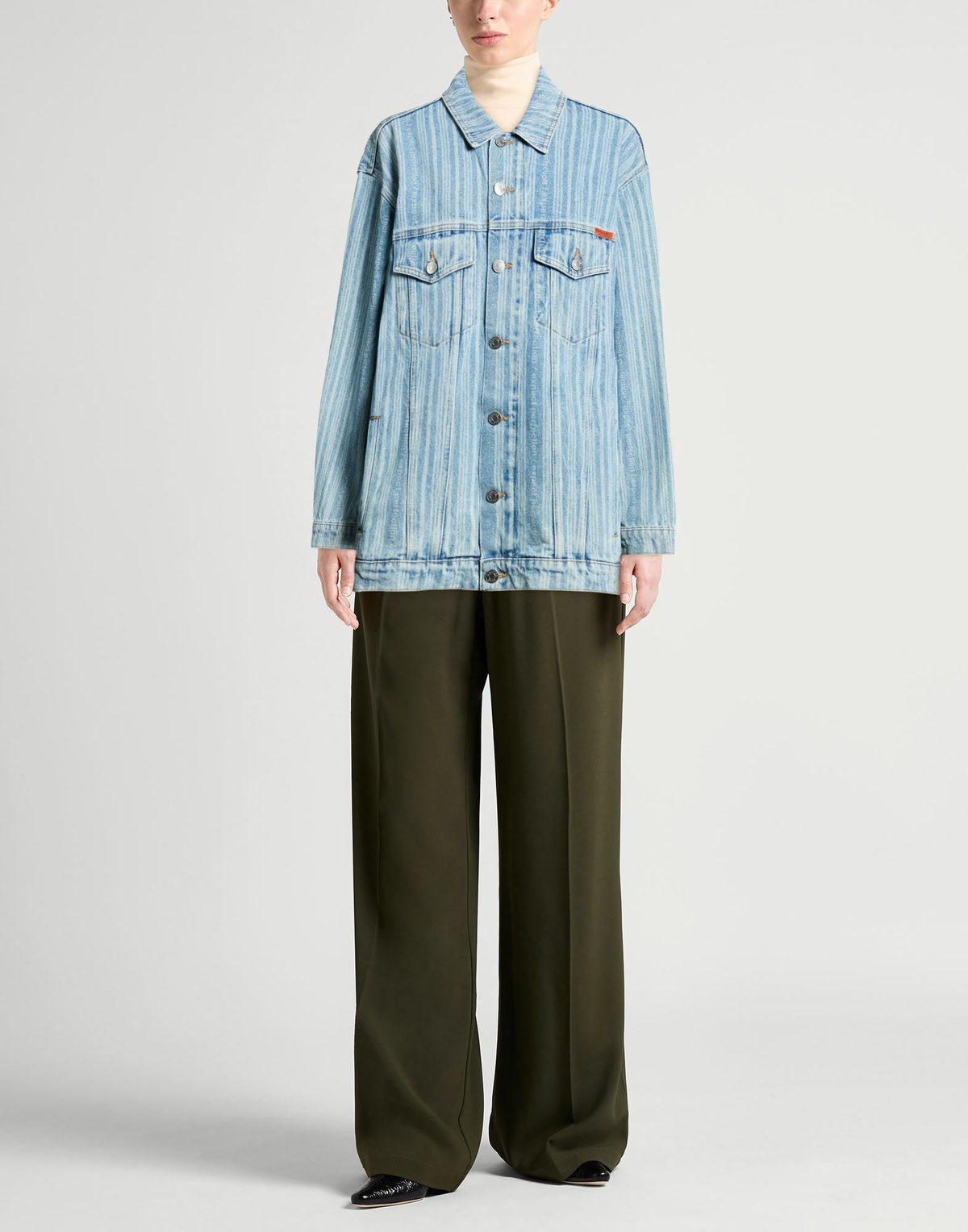 Martine Rose Womens Denim outerwear in Blue