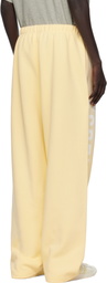 Fear of God ESSENTIALS Yellow Lounge Fleece Sweatpants