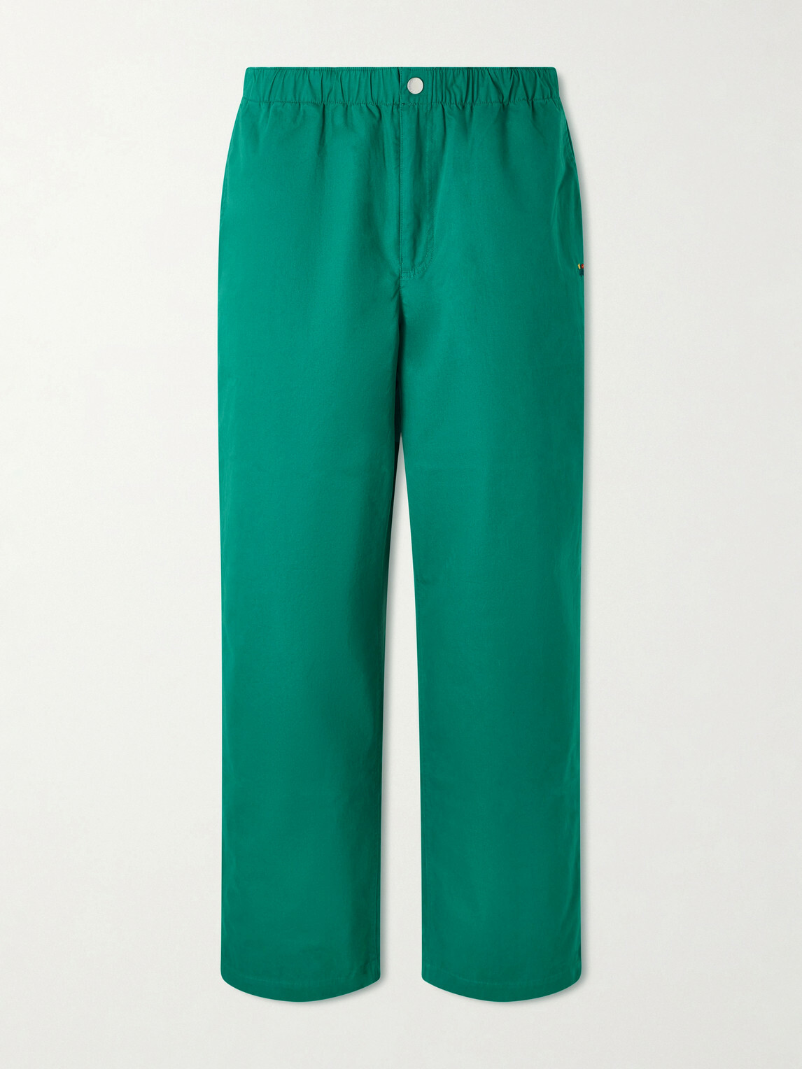 Aimé Leon Dore - Wide-Leg Cotton Trousers - Green