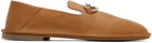 Salvatore Ferragamo Tan Nomadic Stories Loafers