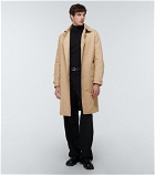 Lanvin - Belted cotton twill raincoat