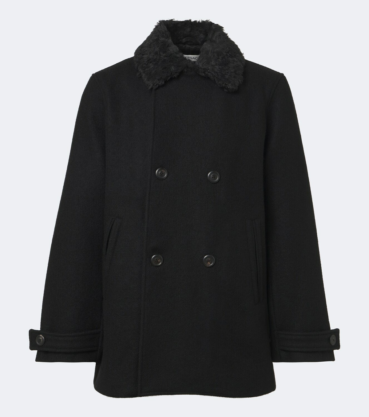 Our Legacy Wage virgin wool peacoat